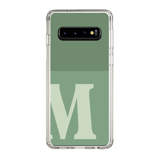 Slim Protection Case［ Original - initial two tone - M green ］