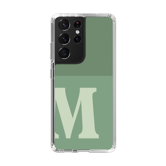 Slim Protection Case［ Original - initial two tone - M green ］