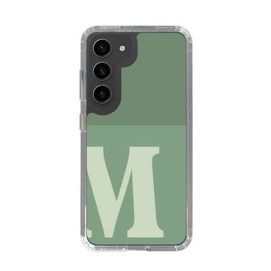Slim Protection Case［ Original - initial two tone - M green ］