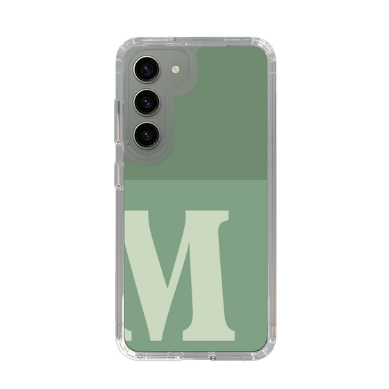 Slim Protection Case［ Original - initial two tone - M green ］
