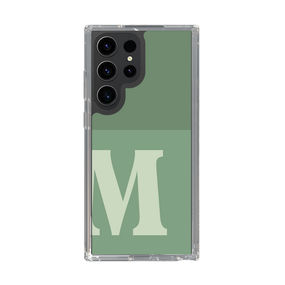 Slim Protection Case［ Original - initial two tone - M green ］