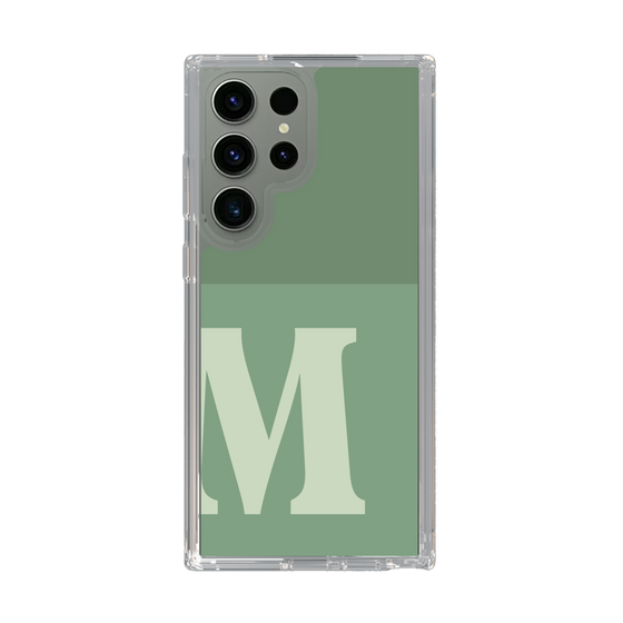 Slim Protection Case［ Original - initial two tone - M green ］