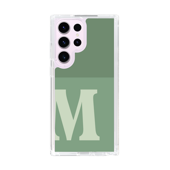 Slim Protection Case［ Original - initial two tone - M green ］