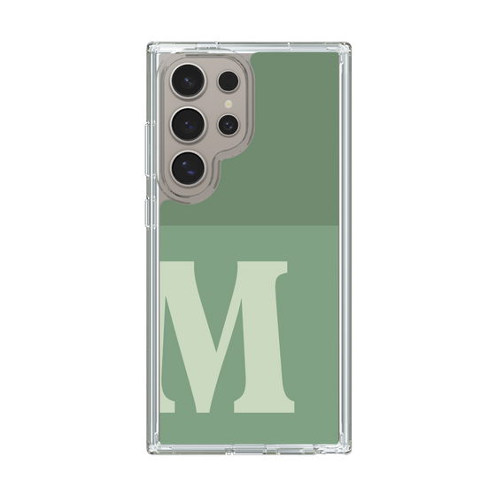Slim Protection Case［ Original - initial two tone - M green ］