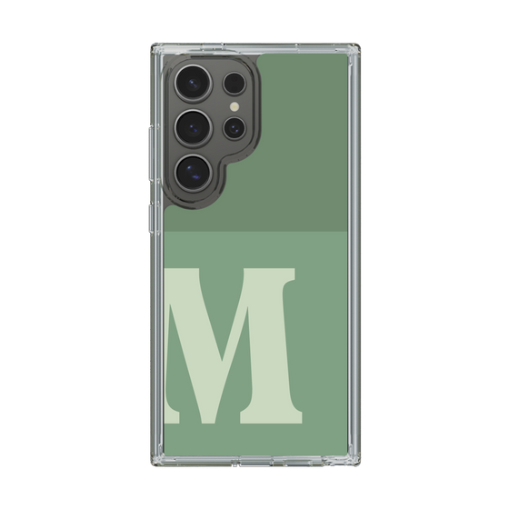 Slim Protection Case［ Original - initial two tone - M green ］