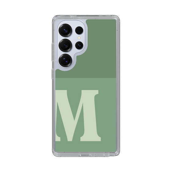 Slim Protection Case［ Original - initial two tone - M green ］