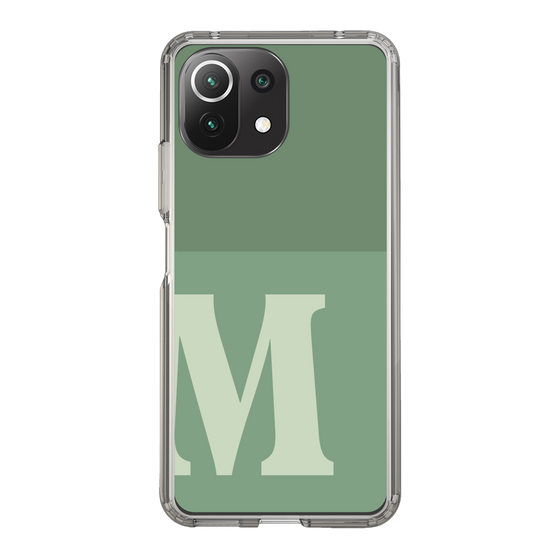 Slim Protection Case［ Original - initial two tone - M green ］