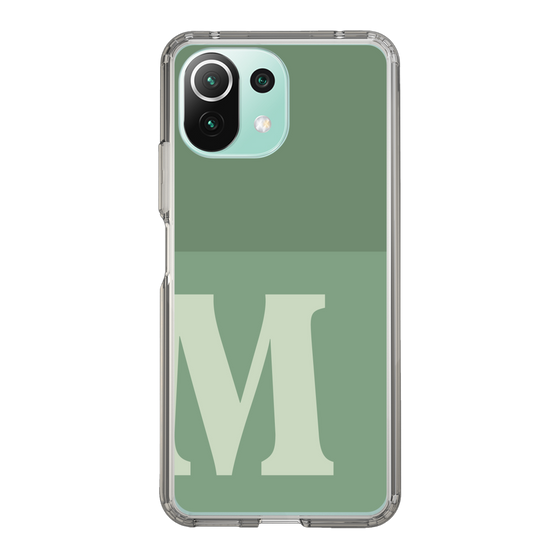 Slim Protection Case［ Original - initial two tone - M green ］