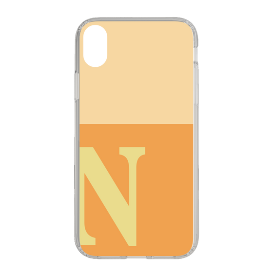 Slim Protection Case［ Original - initial two tone - N orange ］