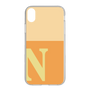 Slim Protection Case［ Original - initial two tone - N orange ］