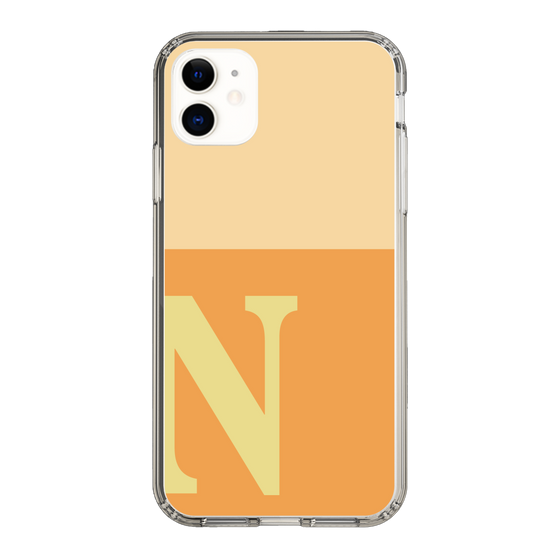 Slim Protection Case［ Original - initial two tone - N orange ］