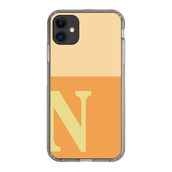 Slim Protection Case［ Original - initial two tone - N orange ］
