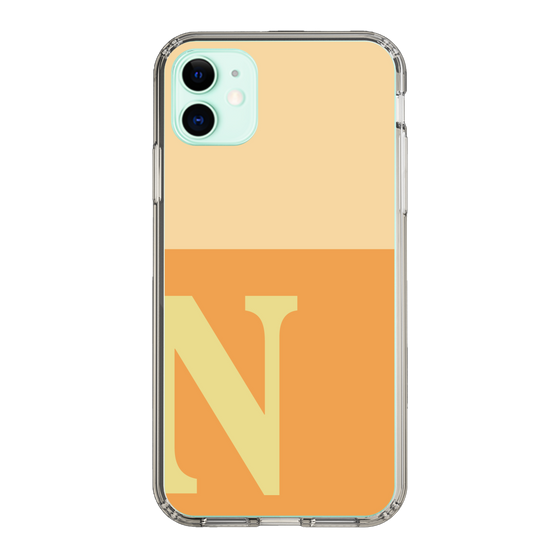 Slim Protection Case［ Original - initial two tone - N orange ］