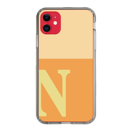 Slim Protection Case［ Original - initial two tone - N orange ］