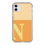 Slim Protection Case［ Original - initial two tone - N orange ］