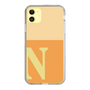 Slim Protection Case［ Original - initial two tone - N orange ］