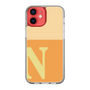 Slim Protection Case［ Original - initial two tone - N orange ］