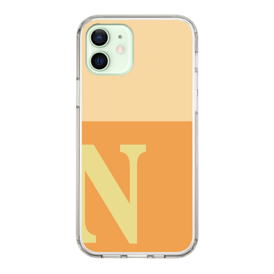 Slim Protection Case［ Original - initial two tone - N orange ］