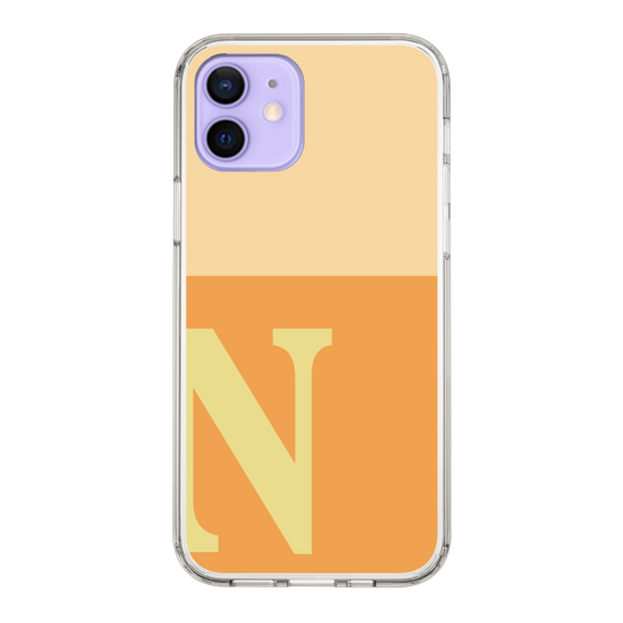 Slim Protection Case［ Original - initial two tone - N orange ］