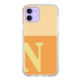 Slim Protection Case［ Original - initial two tone - N orange ］