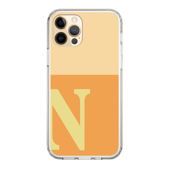 Slim Protection Case［ Original - initial two tone - N orange ］