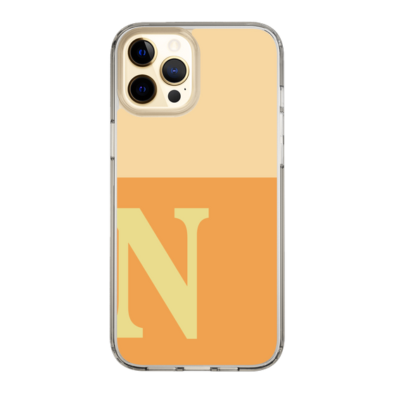 Slim Protection Case［ Original - initial two tone - N orange ］