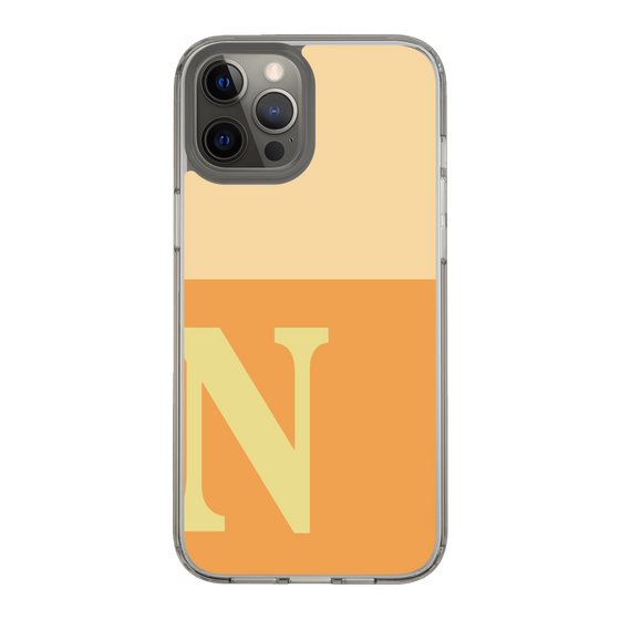 Slim Protection Case［ Original - initial two tone - N orange ］