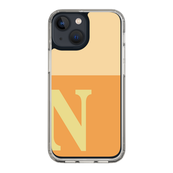 Slim Protection Case［ Original - initial two tone - N orange ］