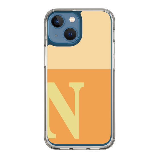 Slim Protection Case［ Original - initial two tone - N orange ］