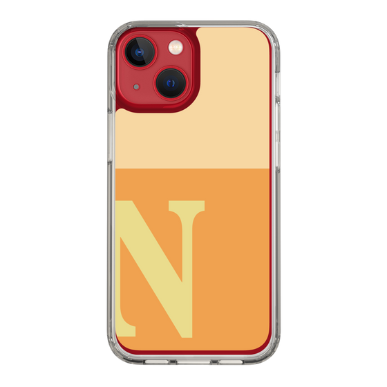 Slim Protection Case［ Original - initial two tone - N orange ］