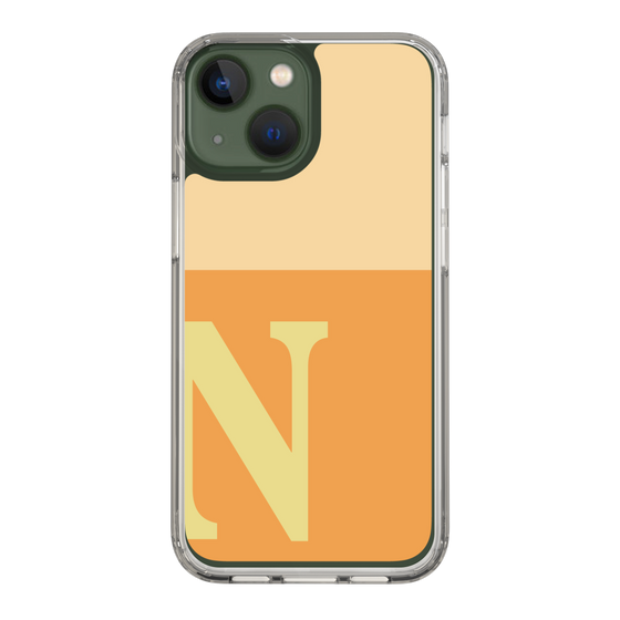 Slim Protection Case［ Original - initial two tone - N orange ］