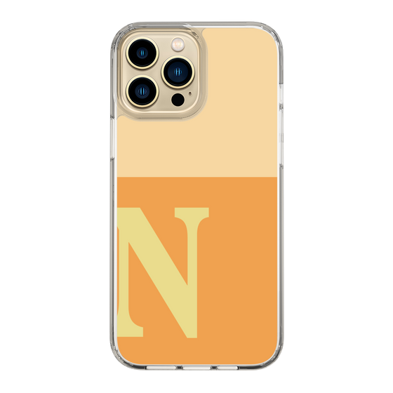 Slim Protection Case［ Original - initial two tone - N orange ］