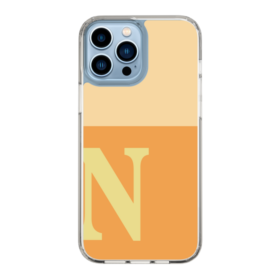 Slim Protection Case［ Original - initial two tone - N orange ］