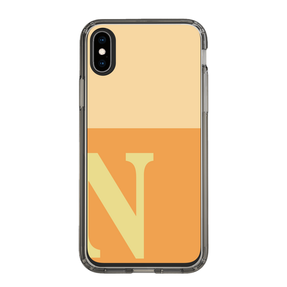 Slim Protection Case［ Original - initial two tone - N orange ］