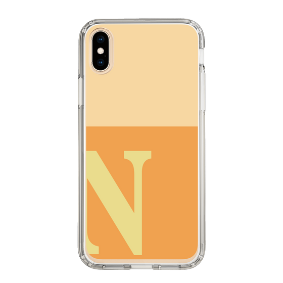 Slim Protection Case［ Original - initial two tone - N orange ］