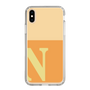 Slim Protection Case［ Original - initial two tone - N orange ］