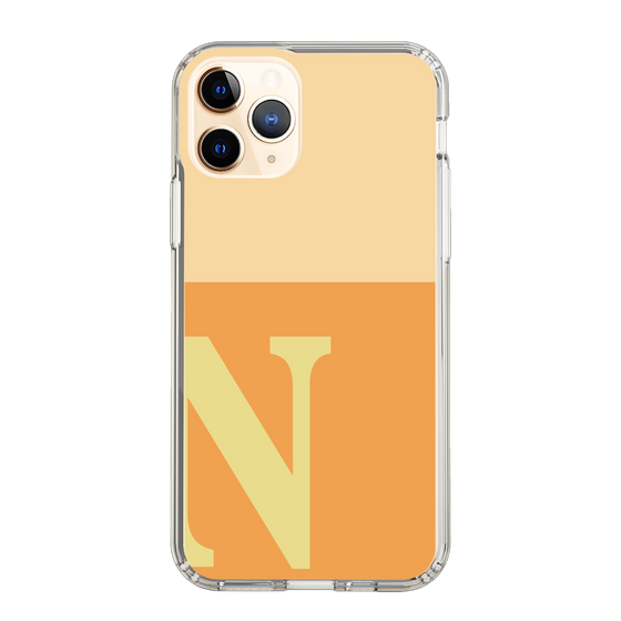 Slim Protection Case［ Original - initial two tone - N orange ］