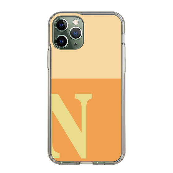 Slim Protection Case［ Original - initial two tone - N orange ］