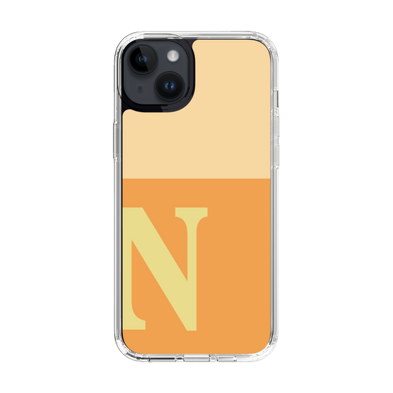 Slim Protection Case［ Original - initial two tone - N orange ］