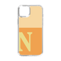 Slim Protection Case［ Original - initial two tone - N orange ］