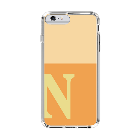 Slim Protection Case［ Original - initial two tone - N orange ］