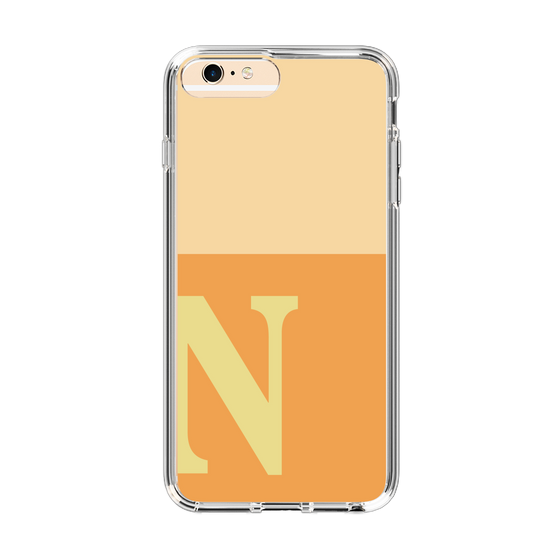 Slim Protection Case［ Original - initial two tone - N orange ］