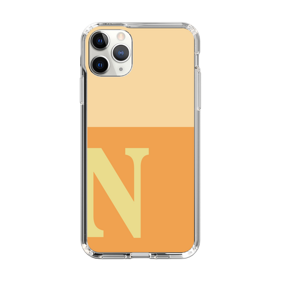 Slim Protection Case［ Original - initial two tone - N orange ］