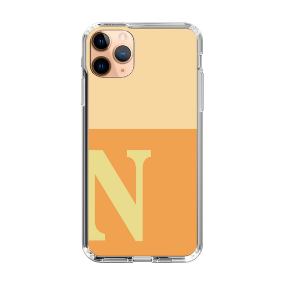 Slim Protection Case［ Original - initial two tone - N orange ］