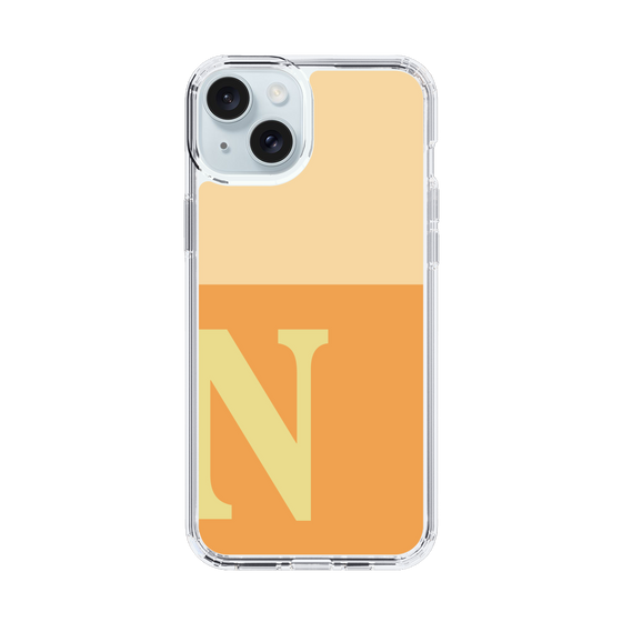 Slim Protection Case［ Original - initial two tone - N orange ］