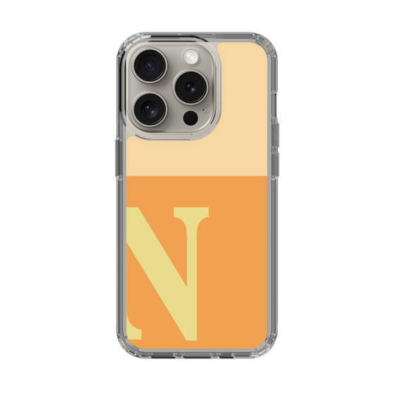 Slim Protection Case［ Original - initial two tone - N orange ］
