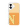 Slim Protection Case［ オリジナル - initial two tone - N orange ］
