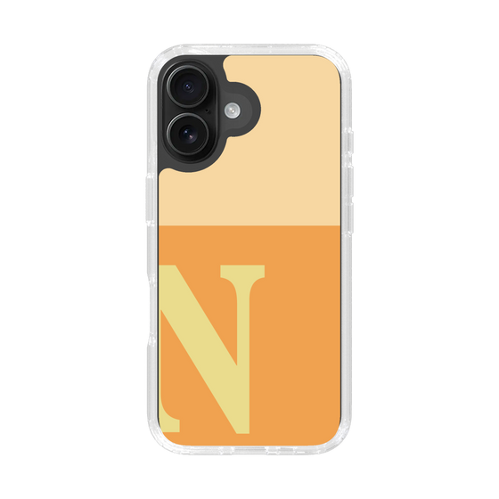 Slim Protection Case［ オリジナル - initial two tone - N orange ］