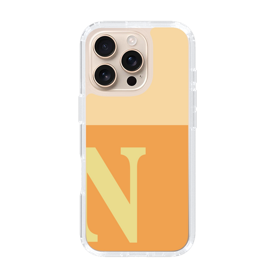 Slim Protection Case［ オリジナル - initial two tone - N orange ］