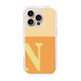 Slim Protection Case［ オリジナル - initial two tone - N orange ］